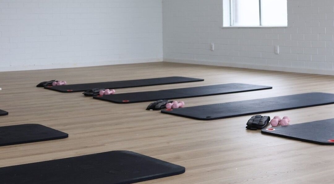 Exercise mats and weights at Bodhifit Studio & Wellness, Fyshwick, Australian Capital Territory, AU.