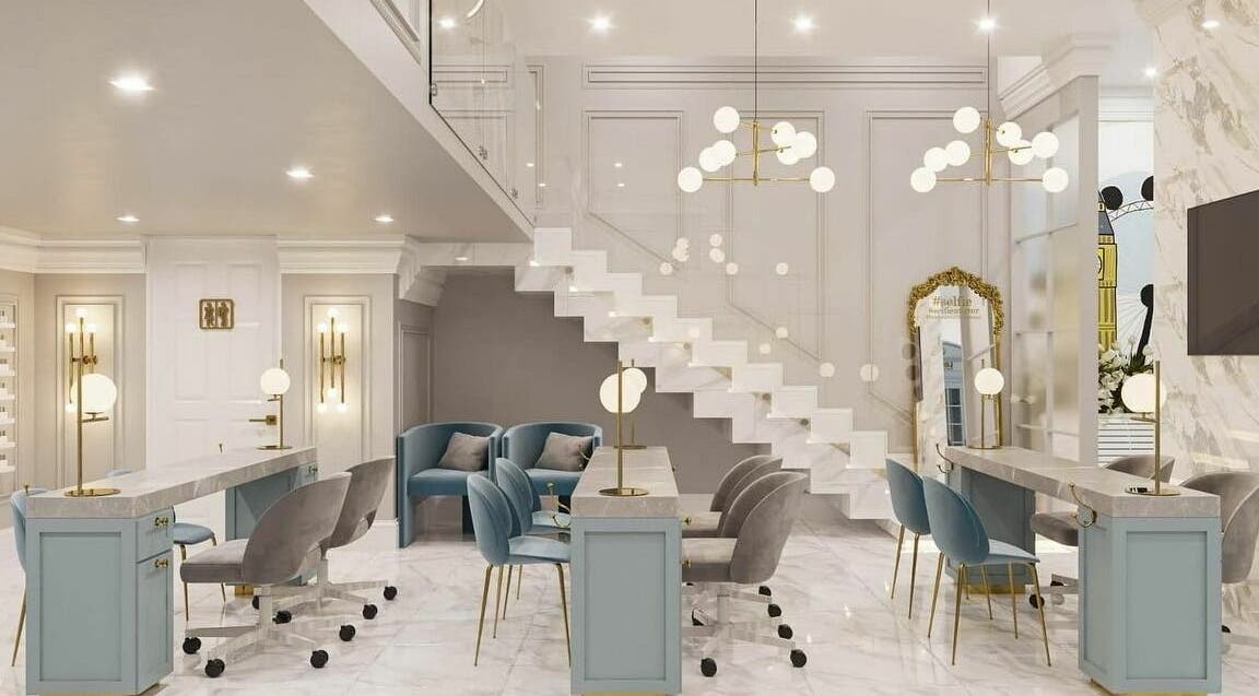 Interior moderno de London Beauty Clínic Spa en Tijuana, Baja California, MX con diseño sofisticado y elegante.