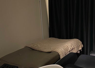 Comfortable massage bed at Mayssa Salon (Cyberjaya), Cyberjaya, Selangor, MY, offering tranquil wellness treatments.