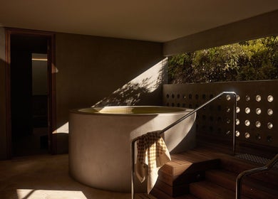 Luxurious spa area at Comma Byron Bay, Byron Bay, New South Wales, AU for ultimate relaxation.