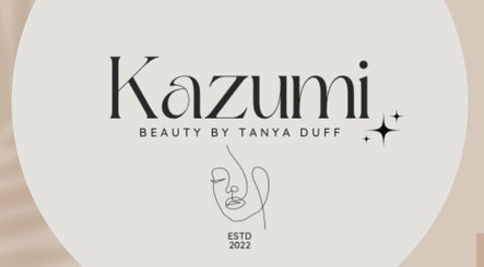 Kazumi Beauty by Tanya Duff logo, elegant design, Dumfries, Scotland, GB.