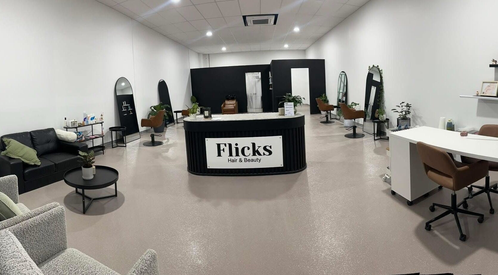 West Beauty Haus - PEAKS CROSSING salon interior featuring modern decor in Peak Crossing, Queensland, AU.