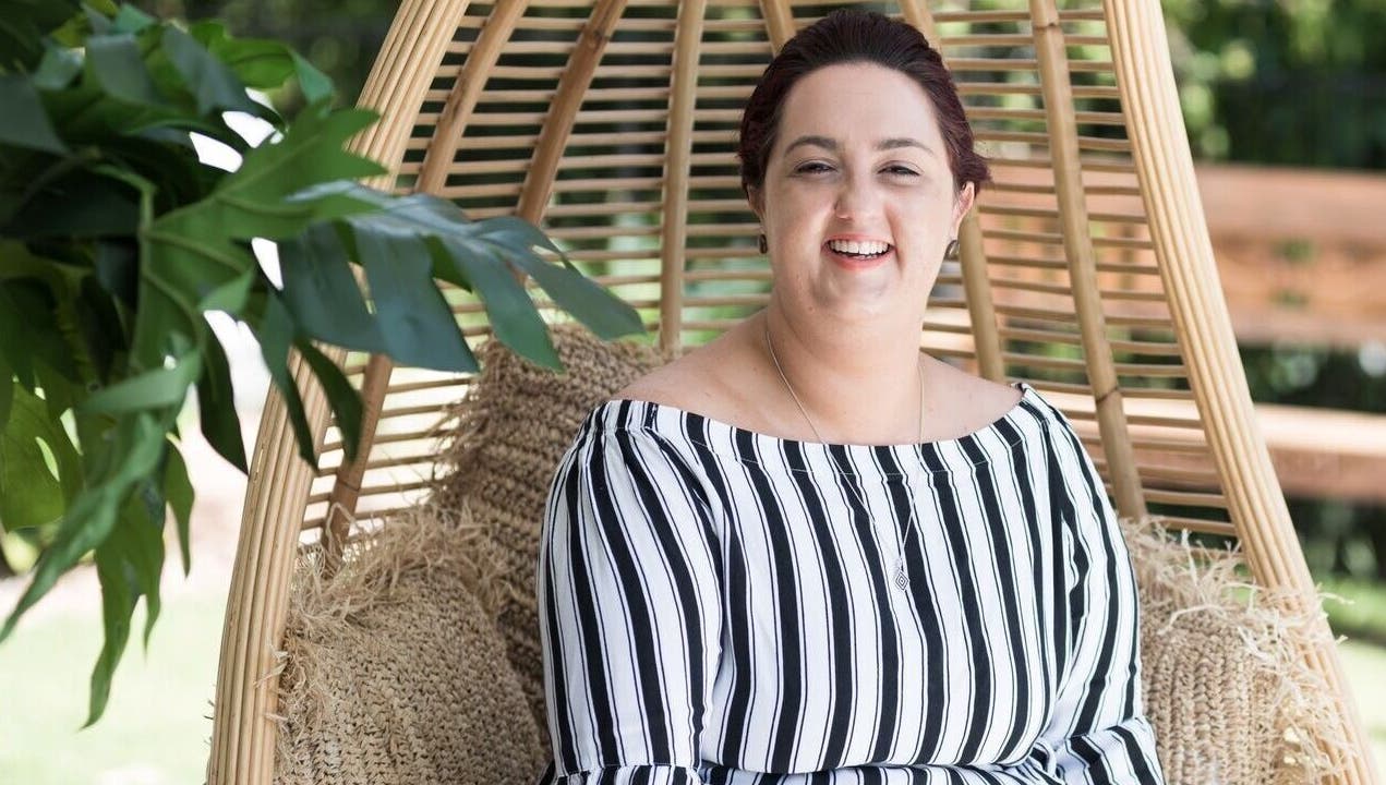 Relaxing at Pure Styling by Kerry Slee, Toowoomba city, Queensland, AU amidst green plants.