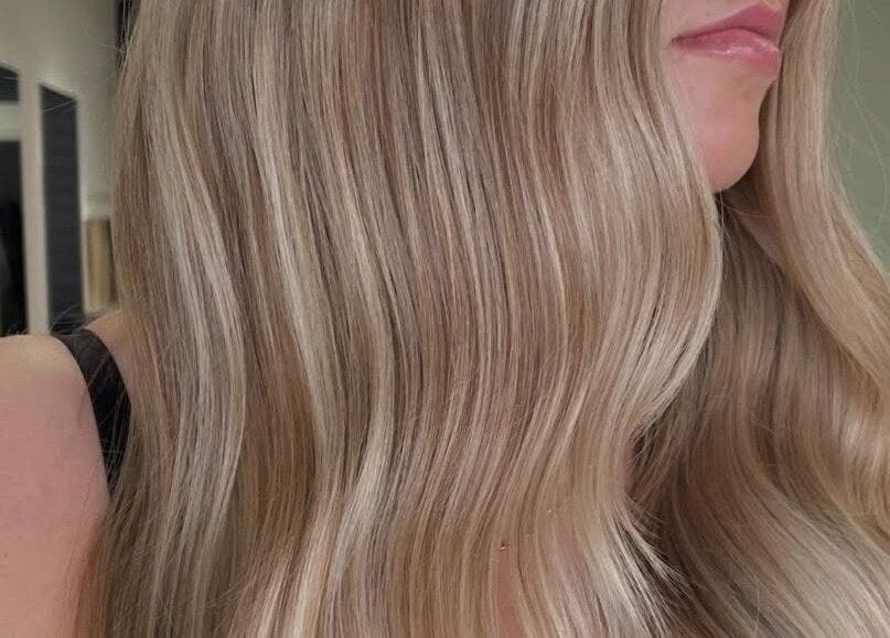 Elegant blonde waves styled at Pure Styling by Kerry Slee in Toowoomba city, Queensland, AU.