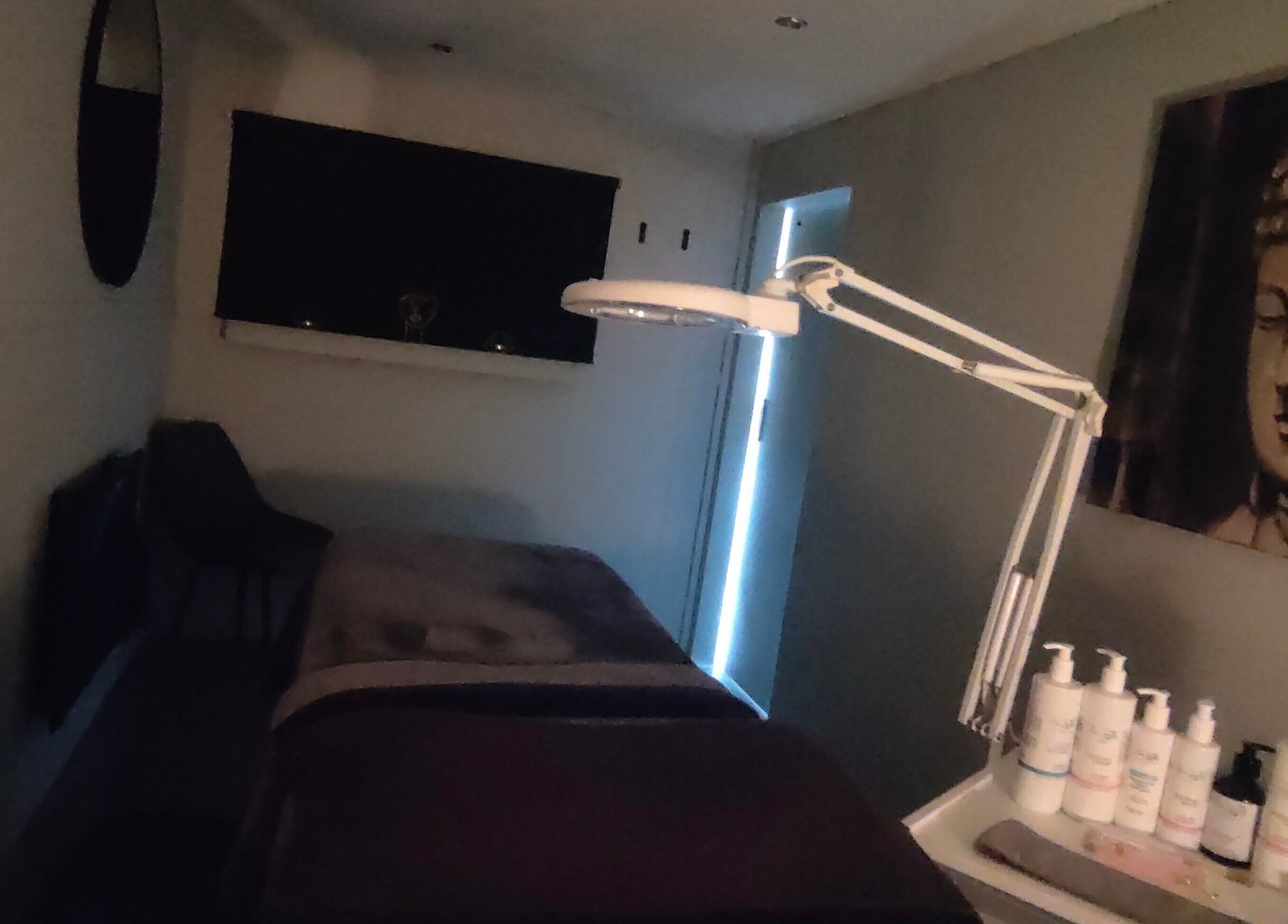 Tranquil therapy room at Inner Beauty by Kirsty, Carrickfergus, Northern Ireland, GB featuring serene decor.