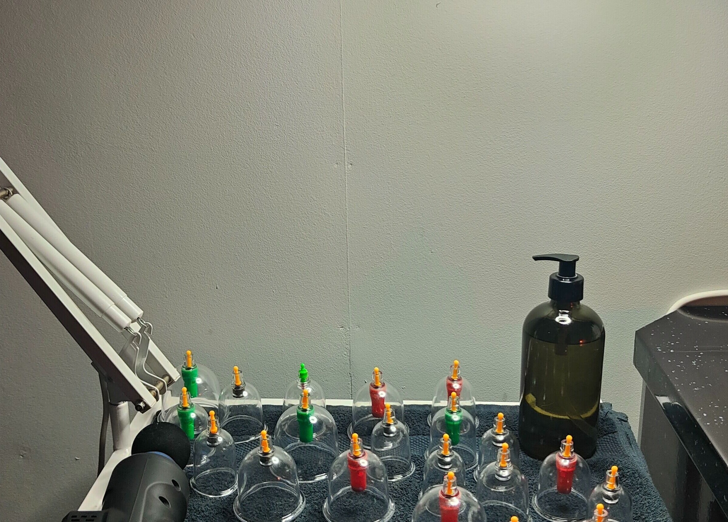 Cupping equipment at Inner Beauty by Kirsty, Carrickfergus, Northern Ireland, GB, showcasing holistic therapy tools.