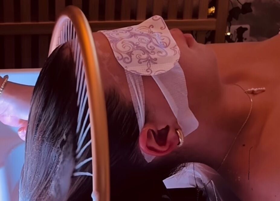 Relaxing treatment at The Head Spa Suite, Inverness, Scotland, GB, featuring a soothing ambiance with pampering care.