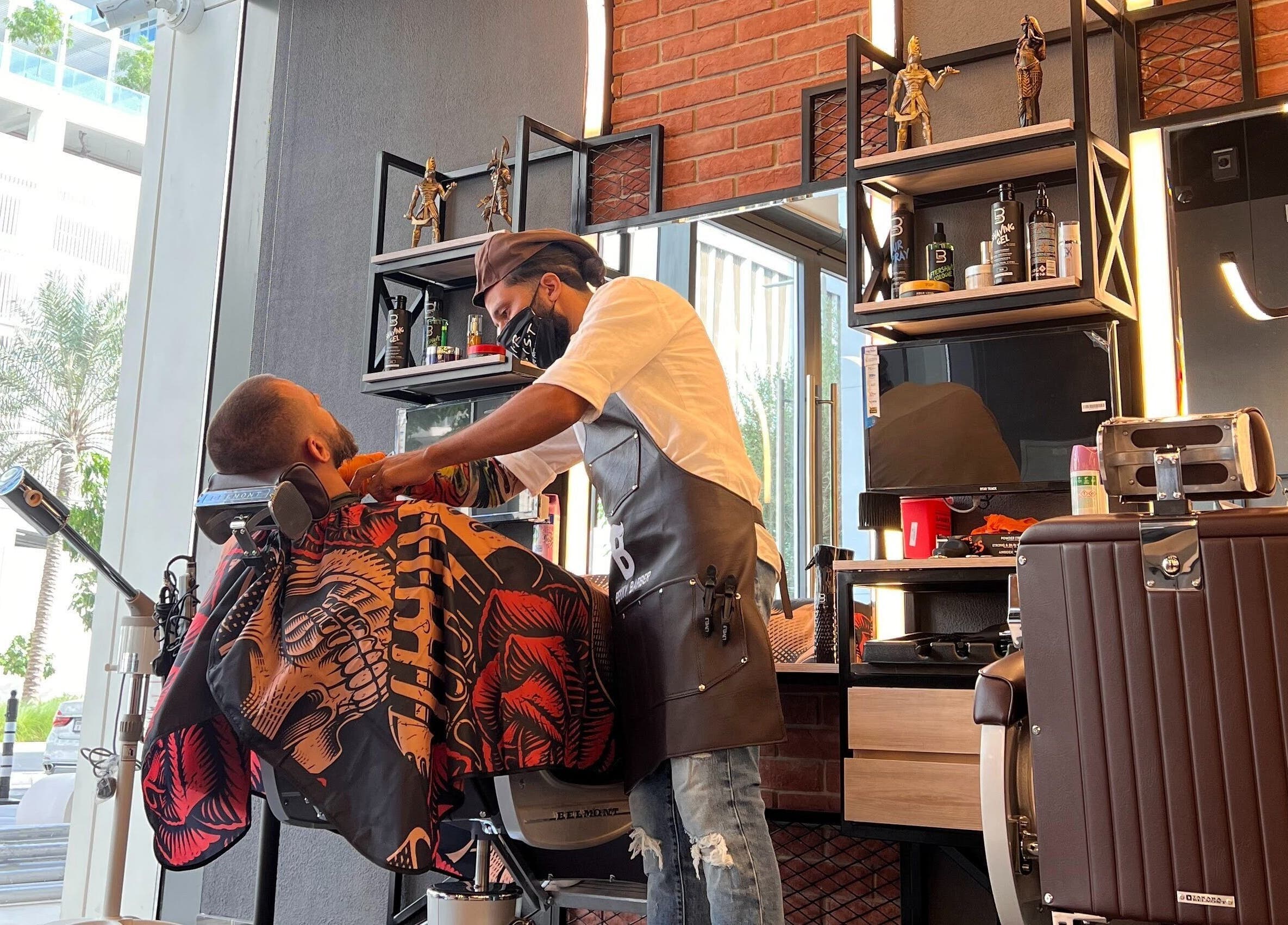 Bekky Barber - Beach Front in Dubai, AE offers expert haircuts in a stylish setting.