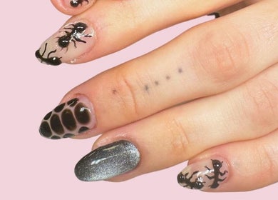 Unique nail art design at Fitzroy - Mitty Nails & Beauty, Melbourne, Victoria, AU, showcasing intricate details.