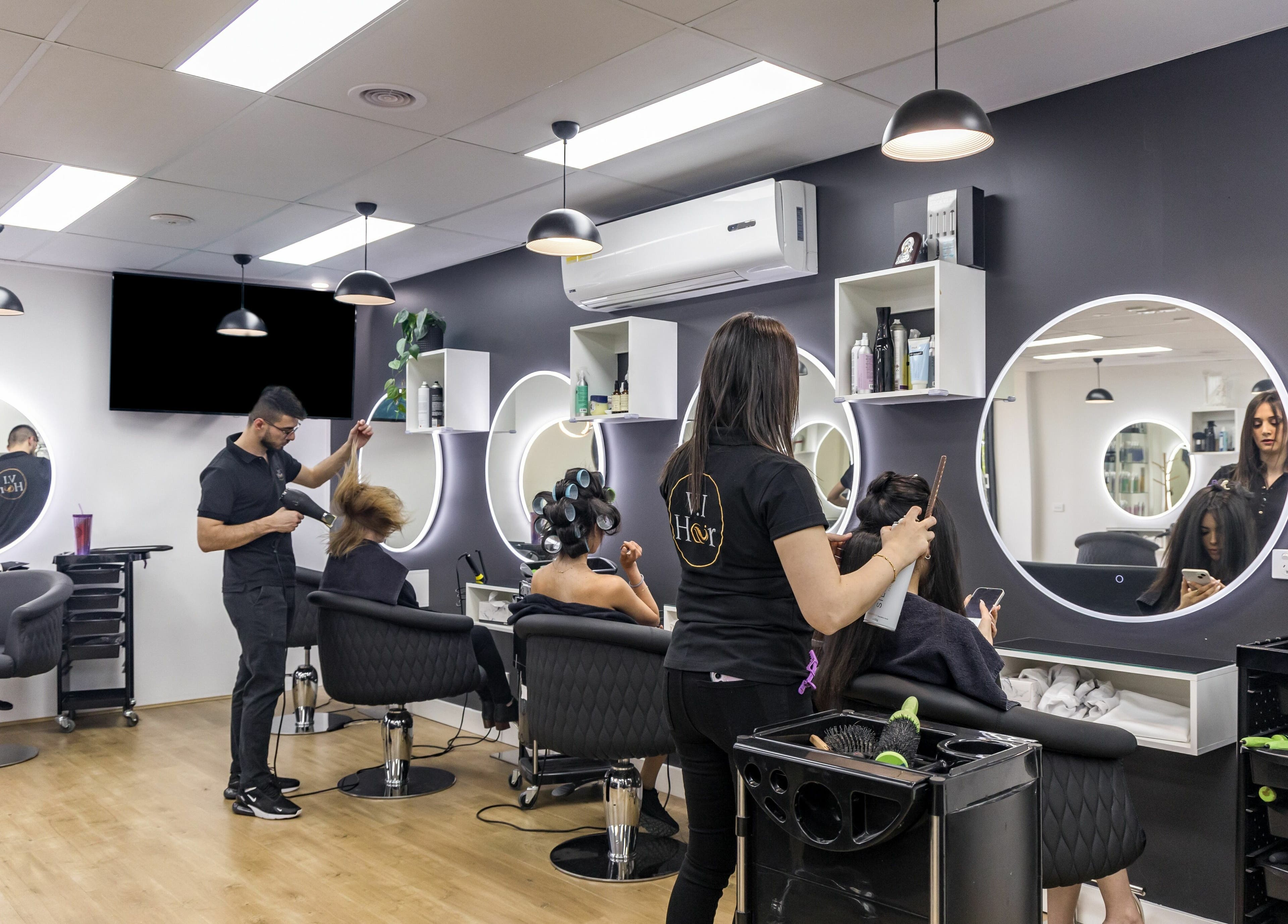 Contemporary styling at V.I Hair, Melbourne, Victoria, AU with skilled professionals and modern equipment.