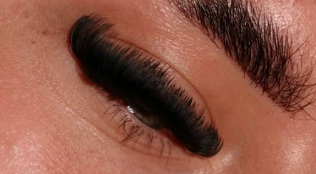 Detailed view of lash extensions at Belfast Brows & Lash Extensions, Belfast, Northern Ireland, GB.