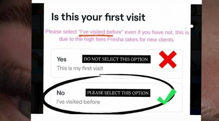 Belfast Brows & Lash Extensions appointment selection guide in Belfast, Northern Ireland, GB.