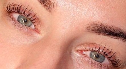 Close-up of expertly crafted lashes at Belfast Brows & Lash Extensions, Belfast, Northern Ireland, GB.