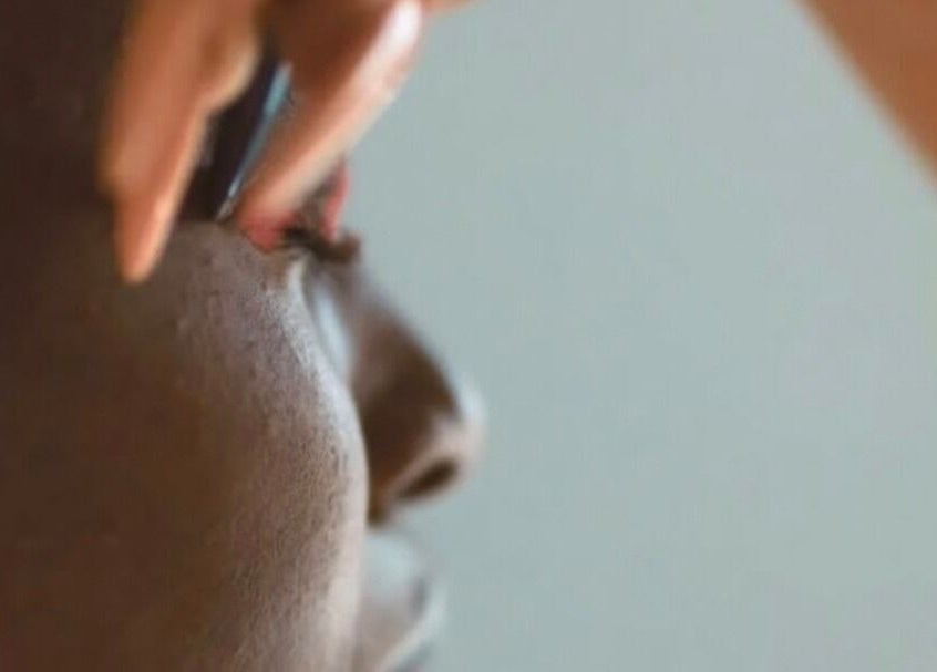 Close-up of precise eyelash treatment at The Clinical Laser Lab and Micropigmentation, Cape Town, Western Cape, ZA.