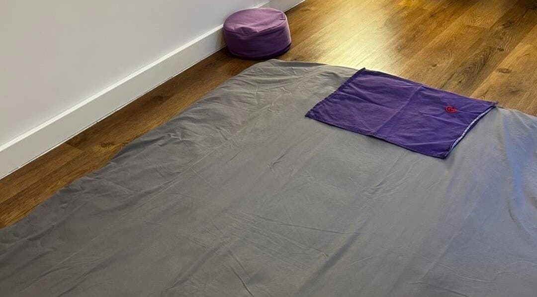 Peaceful shiatsu therapy setup at Zen Shiatsu with Emma, Shropshire, Shifnal, England, GB.