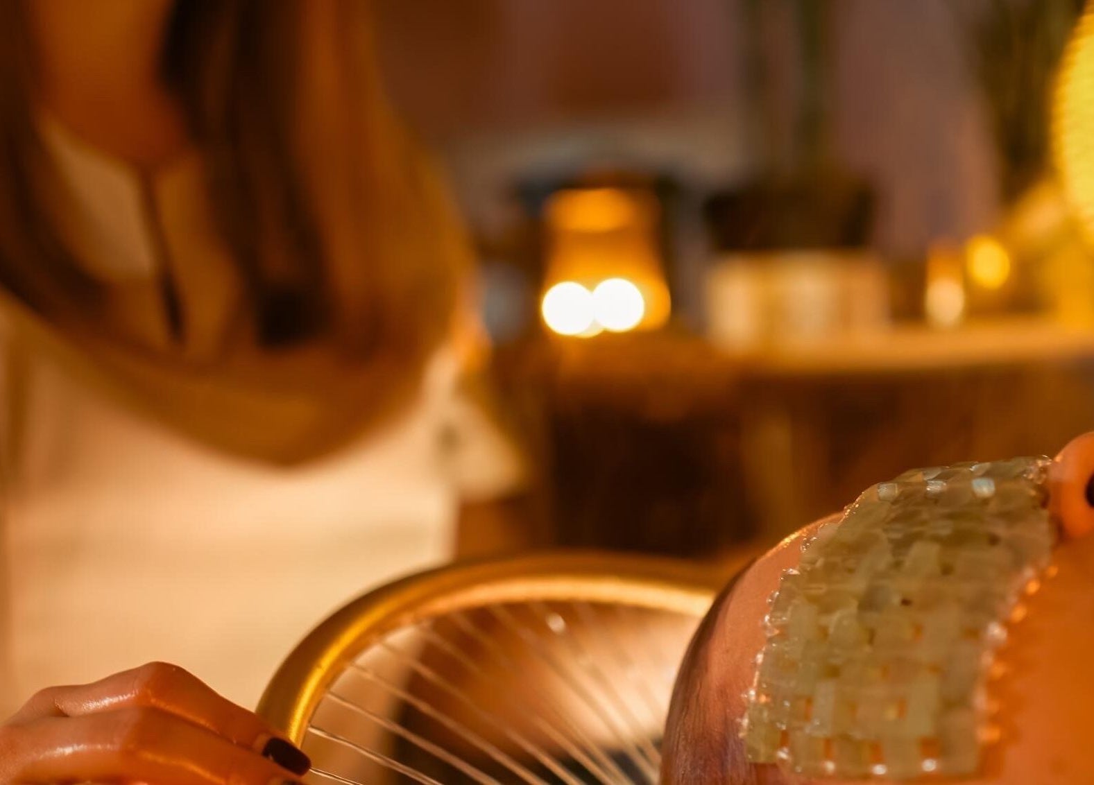 Relaxing face treatment at Bloom Hair & Head Spa, Witney, England, GB with soothing ambiance.