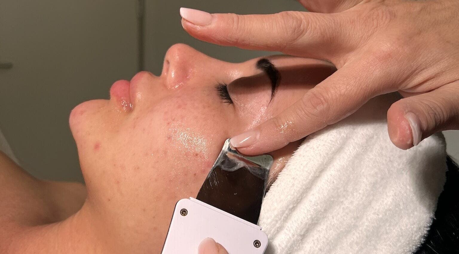 Facial treatment at Ministry of Beauté, Kingsgrove, New South Wales, AU enhancing skin glow and rejuvenation.