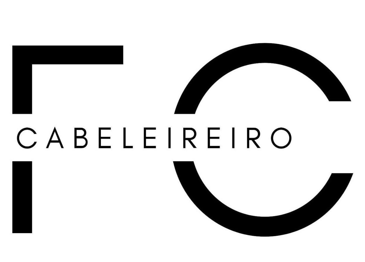 Logotipo do F.C (Fernando Claros) Cabeleireiro em Paraná, Paraná, BR em estilo moderno e minimalista.