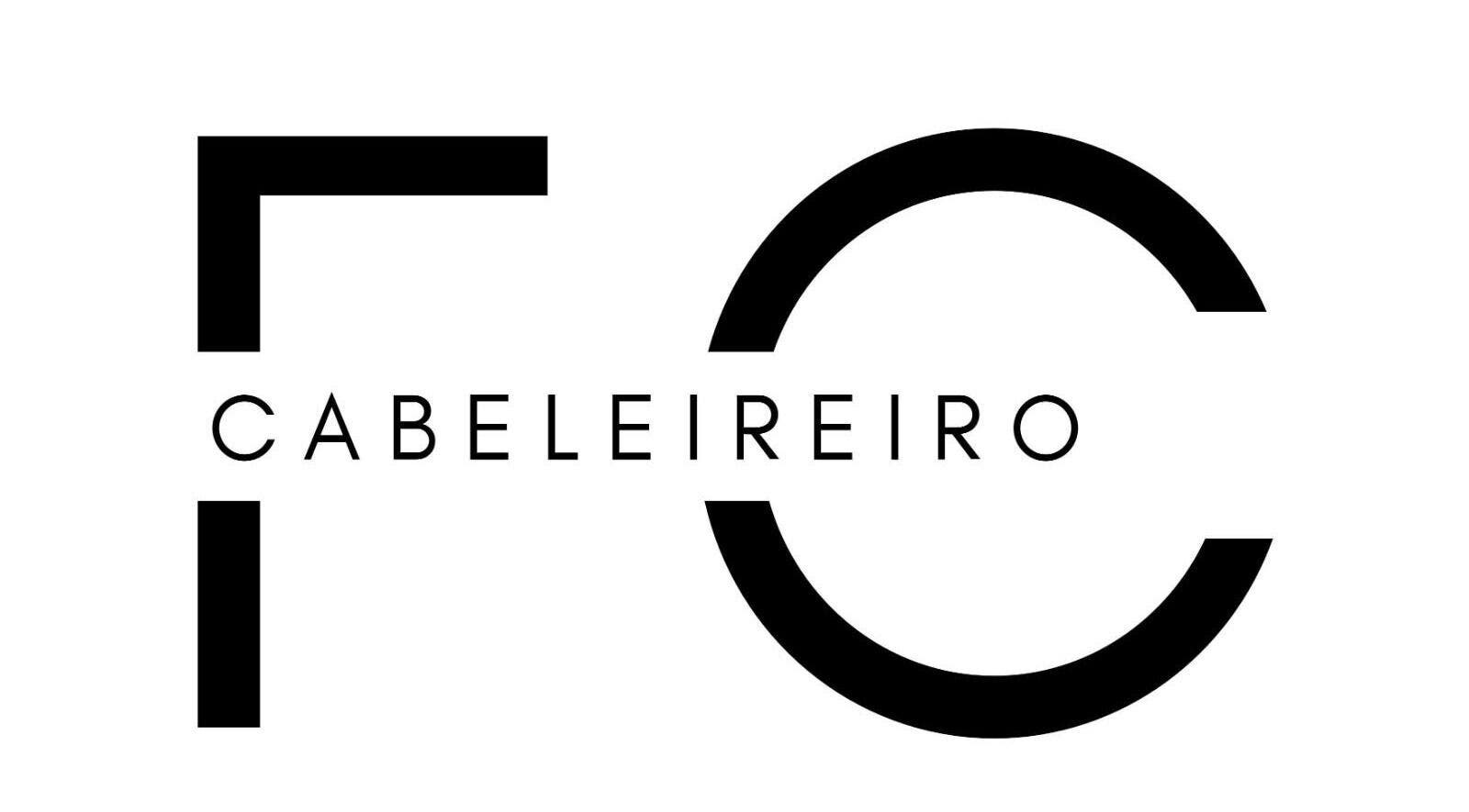 Logotipo do F.C (Fernando Claros) Cabeleireiro em Paraná, Paraná, BR em estilo moderno e minimalista.
