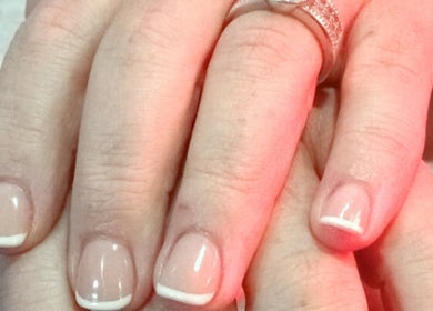 Elegant manicured nails at Magnolia Beauty in Springs, Gauteng, ZA.