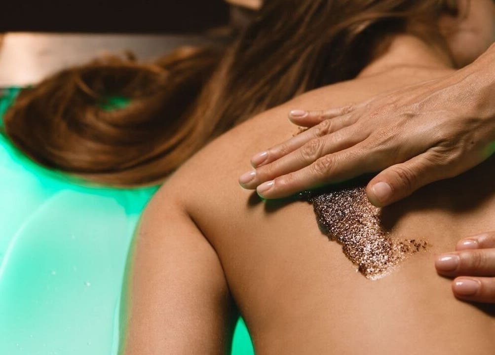 Exfoliation treatment at Danugur Clapham-Stockwell, London, England, GB enhances skin radiance.