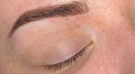 Close-up of a well-groomed eyebrow at Poise Studio in Ramsbottom, England, GB, showcasing beauty expertise.