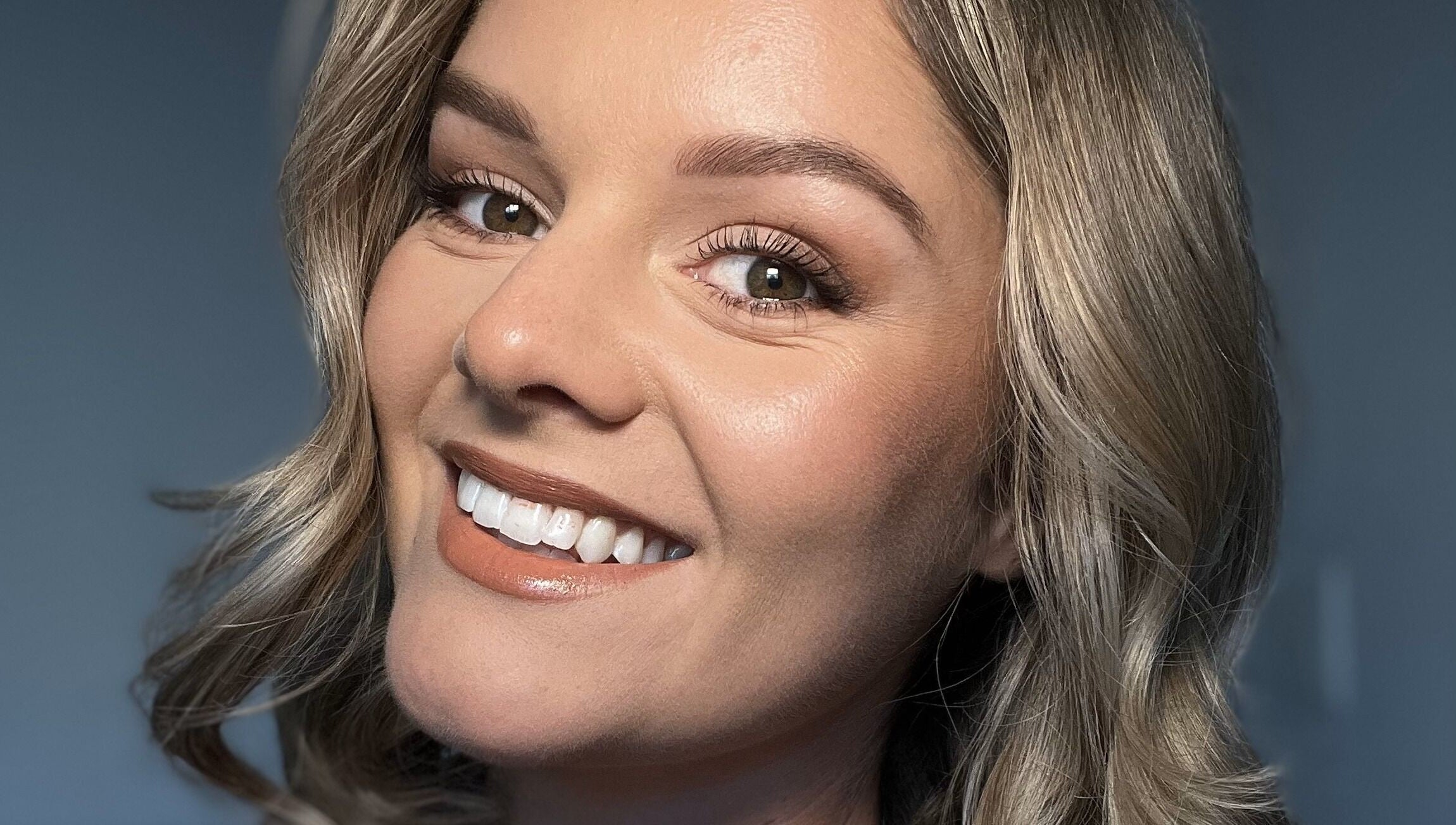 Happy client with glowing makeup by Makeup by SJ in Joondalup, Western Australia, AU.