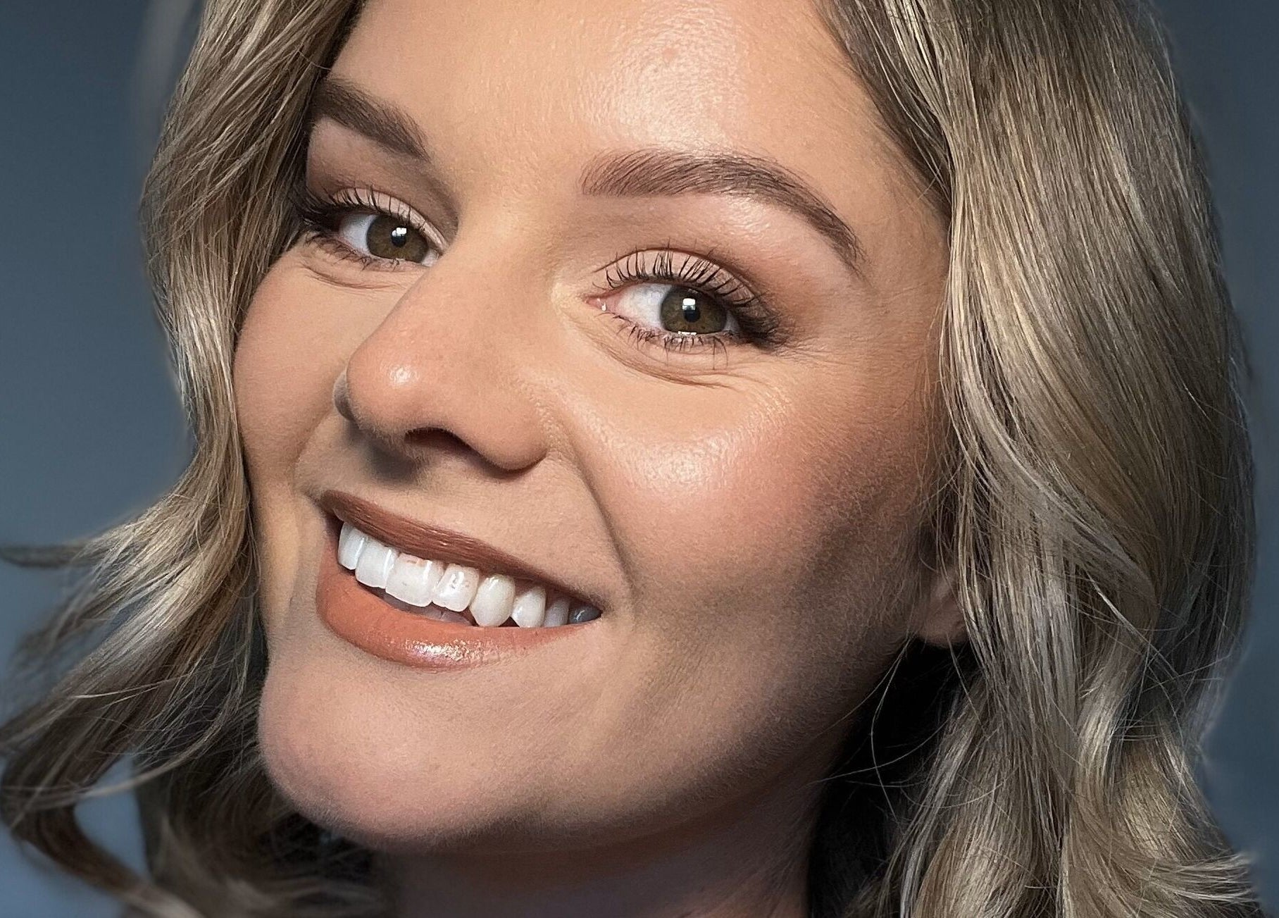 Happy client with glowing makeup by Makeup by SJ in Joondalup, Western Australia, AU.