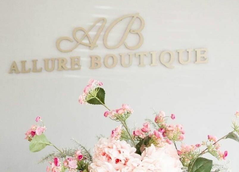 Elegant floral decor at Allure Boutique, High Wycombe, England, GB, showcasing refined beauty and style.