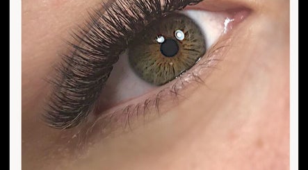Close-up of expertly applied eyelash extensions at MyLash Canada, Oakville, Ontario, CA.