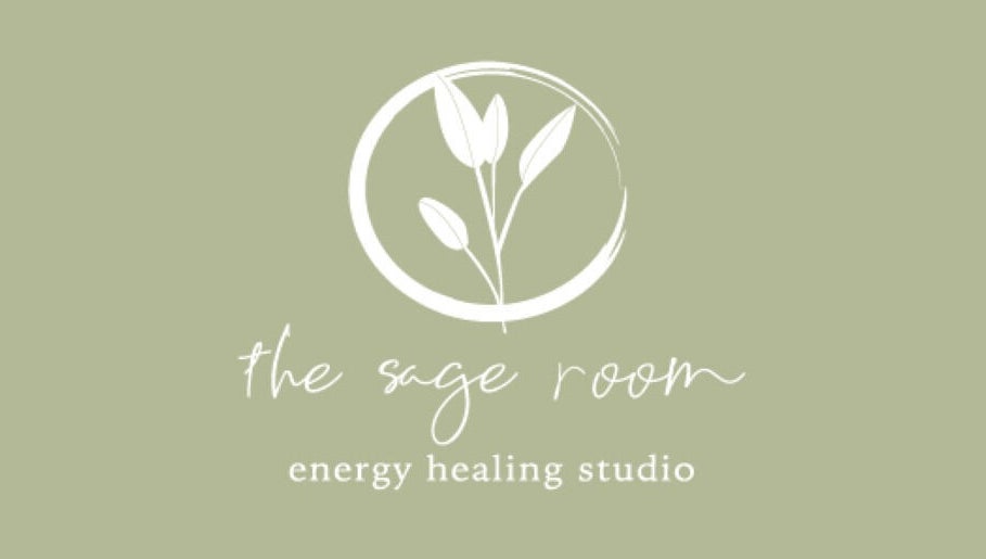 Logo of The Sage Room Energy in Mangawhai, Northland, NZ. Features a stylized leaf design.