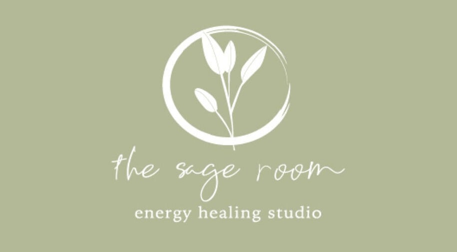 Logo of The Sage Room Energy in Mangawhai, Northland, NZ. Features a stylized leaf design.