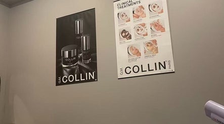 G.M. Collin skincare posters at Beauty La para laser & skincare, Hammonds Plains, Nova Scotia, CA.