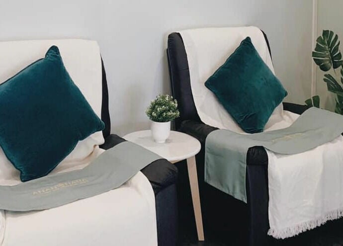 Relaxing chairs at Anan Nara Massage and Relaxation Space, Glebe, New South Wales, AU offer comfort and tranquility.