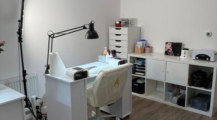 Stylish nail station at Nail Paradise by Neferka, Ashford, England, GB, offering premium beauty services.