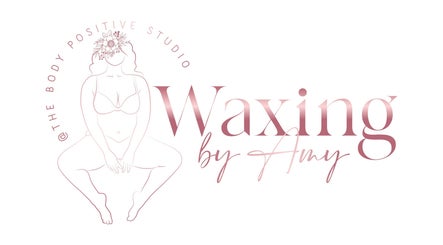 Elegant Waxing by Amy logo in Pontypool, Wales, GB. Feminine design with floral accents.
