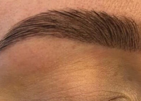 Styled eyebrow from Brow Honey, Darlington, England, GB, showcasing expert shaping and grooming technique.