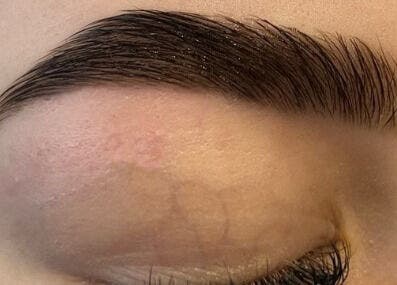 Expertly shaped eyebrow at Brow Honey, Darlington, England, GB showcasing precise grooming.