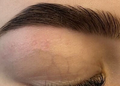 Expertly shaped eyebrow at Brow Honey, Darlington, England, GB showcasing precise grooming.