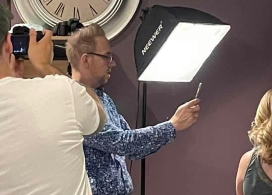 Professional hair styling at The PVD Hair Edit, Providence, Rhode Island, US, captured during a photoshoot.