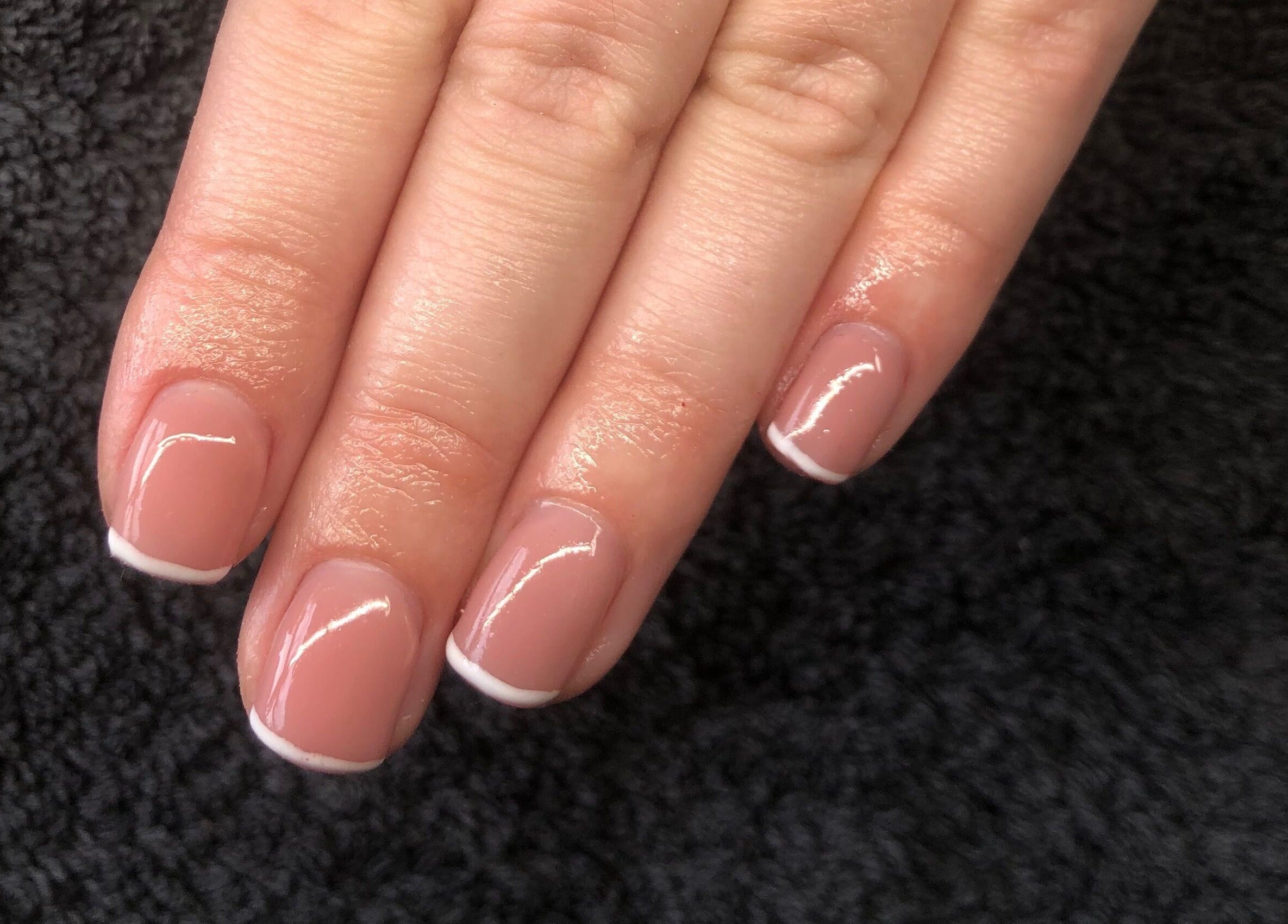 French manicure at Beauty by Elliemai, Rowlands Castle, England, GB
