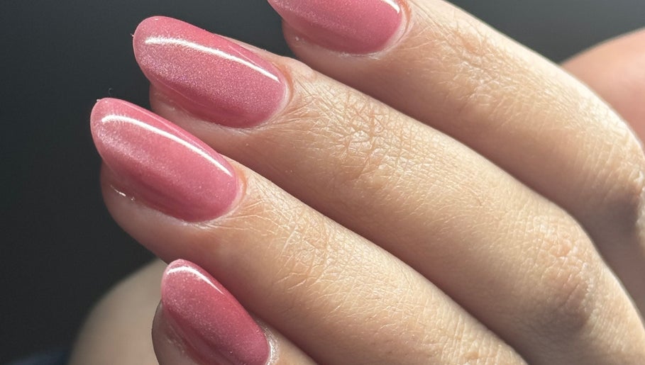 Elegant pink manicured nails at SaHaR(Castle hill), Castle Hill, New South Wales, AU.