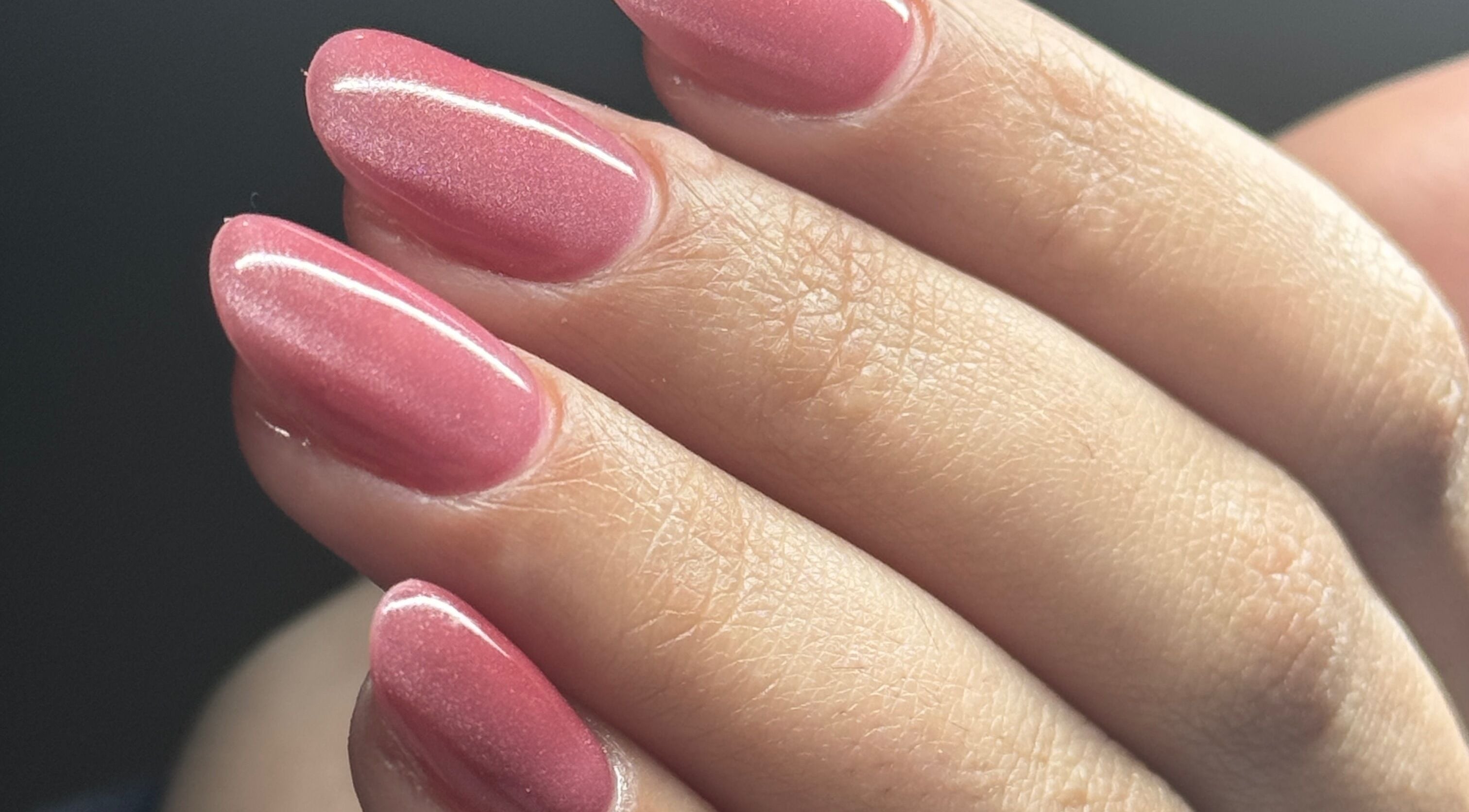 Elegant pink manicured nails at SaHaR(Castle hill), Castle Hill, New South Wales, AU.
