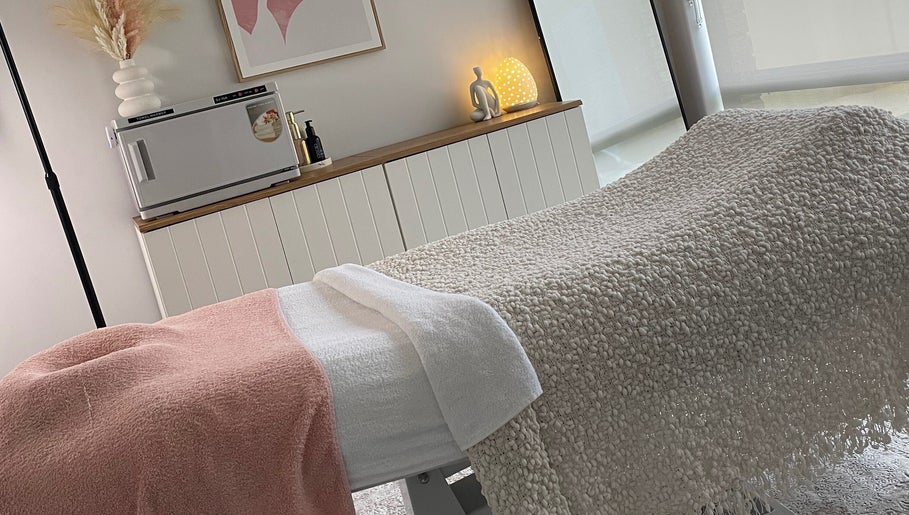 Cozy treatment room at Pure Bliss Skin Body and Beauty in Kinross, Western Australia, AU promotes relaxation.