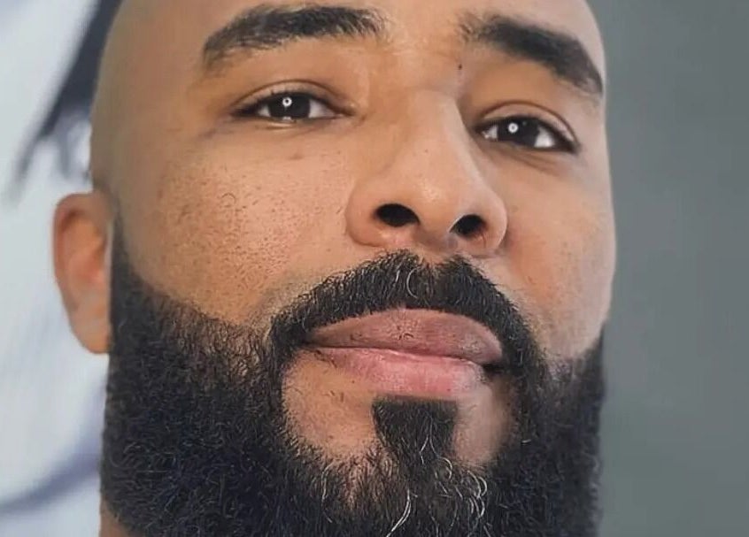 Close-up of a well-groomed beard at Georgekutz Hair Studio, Seeb, Muscat Governorate, OM.