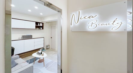 Chic interior of Nica Beauty on Hong Kong Island, featuring elegant decor and tranquil ambiance.