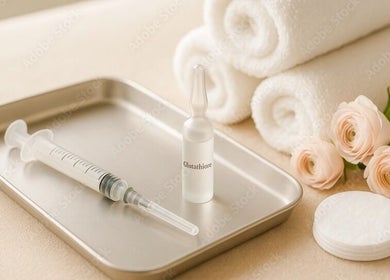 IV essentials at IV DRIP LOUNGE BY SHAR, Walthamcross, England, GB with roses and towels.