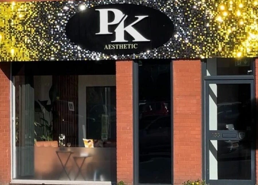 PK Aesthetic's sparkling exterior in Glasgow, Scotland, GB showcases a modern and inviting entrance.