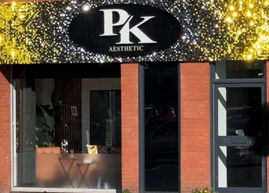 PK Aesthetic's sparkling exterior in Glasgow, Scotland, GB showcases a modern and inviting entrance.