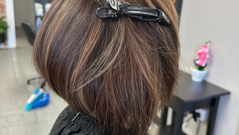Styled bob haircut at Natnicha's Hair Care in Kallangur, Queensland, AU showcasing sleek modern design.